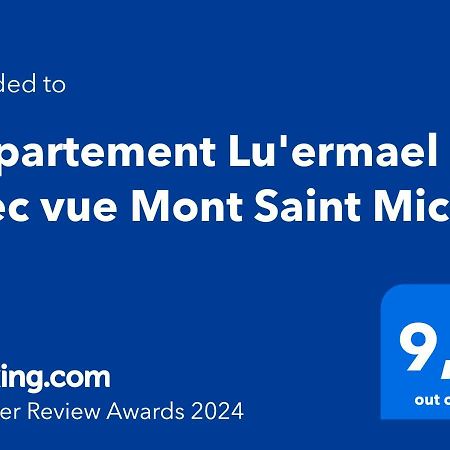 Appartement Lu'Ermael Avec Vue Mont Saint Michel Courtils Экстерьер фото