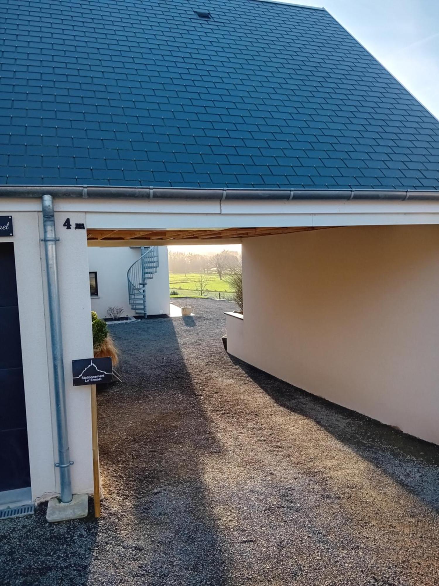 Appartement Lu'Ermael Avec Vue Mont Saint Michel Courtils Экстерьер фото